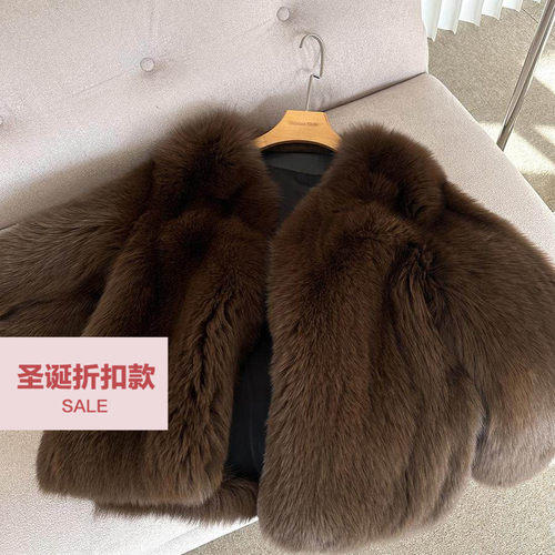 Deessesicile美式复古皮草外套