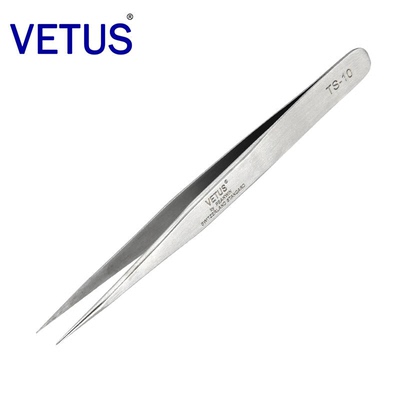 不锈钢尖头镊子VETUS电子工具