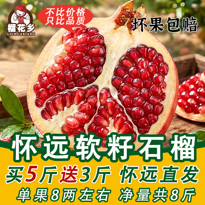 榴花乡怀远石榴软籽石榴