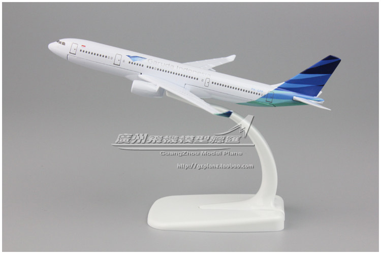 印度尼西亚航空 garuda indoresia 空客 a330 合金 飞机模型 16cm