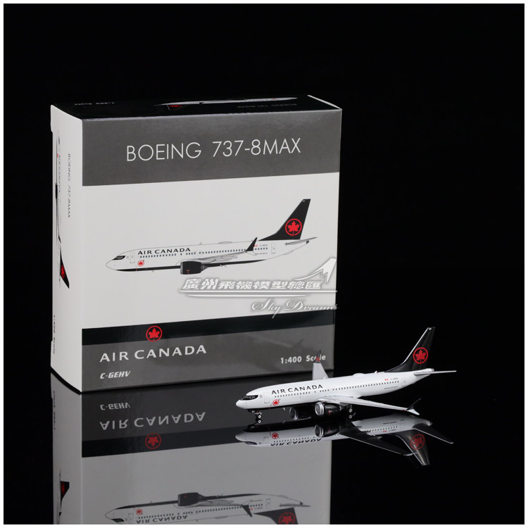 Phoenix 04633 加拿大航空 B737-8max C-GEHV 飞机模型 1:400