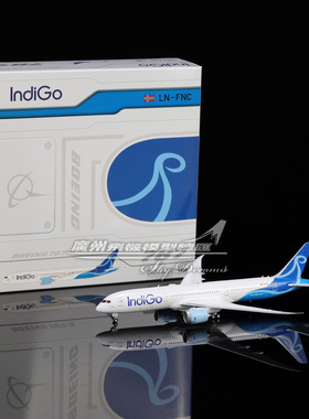 JCwings XX40723 XX40723A 印度 IndiGo 波音B787-9 LN-FNC 1:400