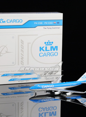 JCwings XX40702 荷兰和皇家航空 Cargo B747-400F PH-CKB 1:400