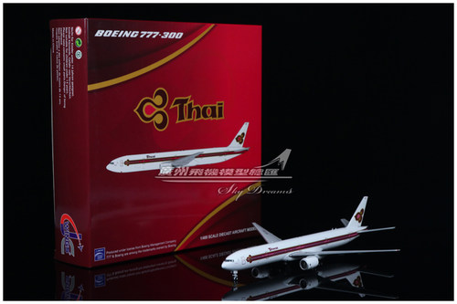 JCWINGS LH4172/A 泰国航空 波音B777-300 HS-TKE 1:400 飞机模型