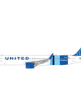 预GeminiJets GJUAL2423 美国联合航空 空客A321neo N94750 1:400