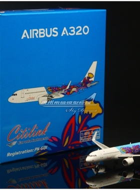 Phoenix 11565 Citilink 连城航空A320彩绘 PK-GQI 1:400飞机模型