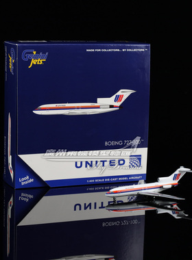 GeminiJets GJUAL2349 美国联合航空 B727-100 N7001U 1:400