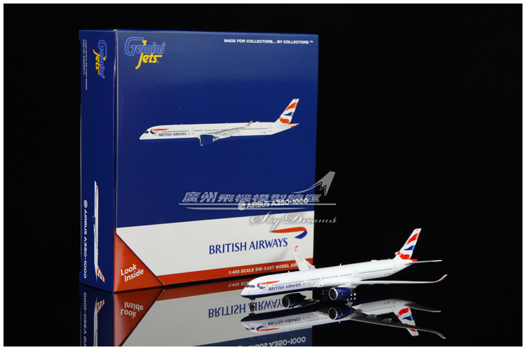 GeminiJets GJBAW2111/F 英国航空 空客 A350-1000 G-XWBB 1:400 玩具/童车/益智/积木/模型 飞机模型 原图主图