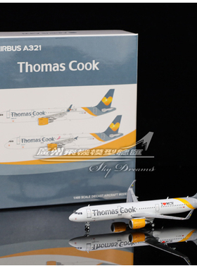 JCWINGS XX4431 托马斯库克航空 空客 A321 G-TCDM 飞机模型1:400