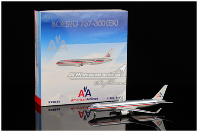 美国航空B767-300ER飞机模型