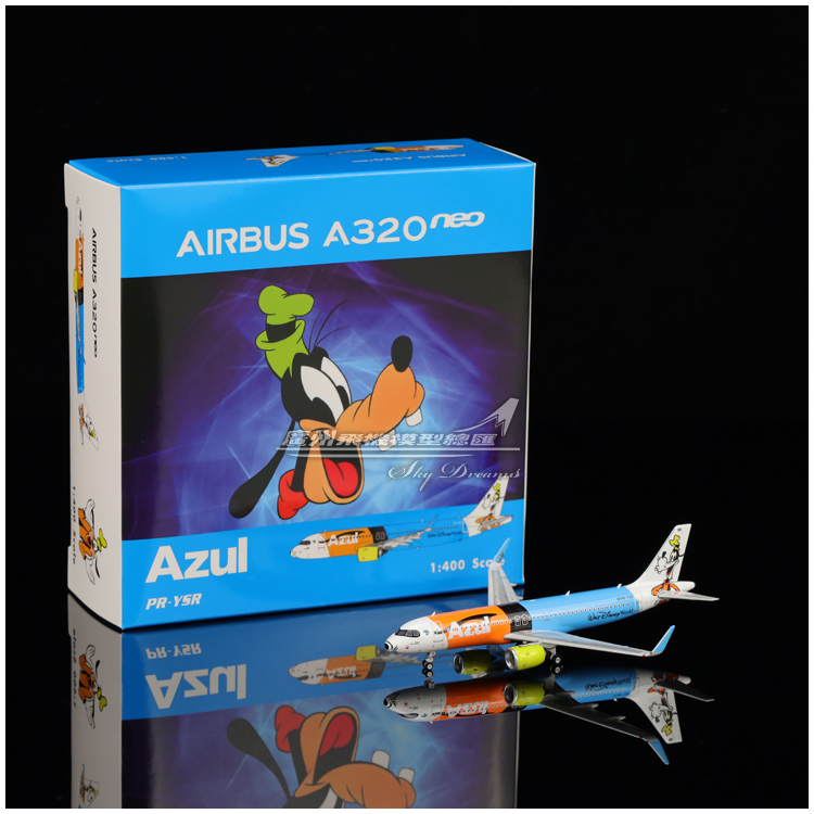 Azul航空空客A320neo飞机模型
