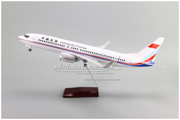 中国空军波音B737仿真飞机模型