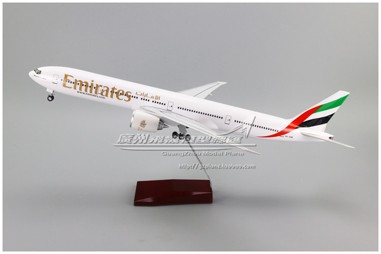 阿联酋航空波音B777飞机模型