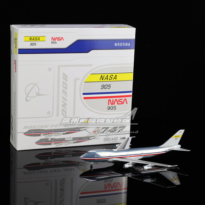 合金NASA波音747-100飞机模型