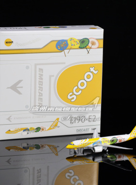 JCwings XX40704 新加坡 酷航 Scoot E190-E2 Fantasy 1:400