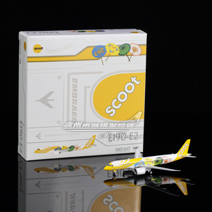 JCwings XX40704 新加坡 酷航 Scoot E190-E2 Fantasy 1:400