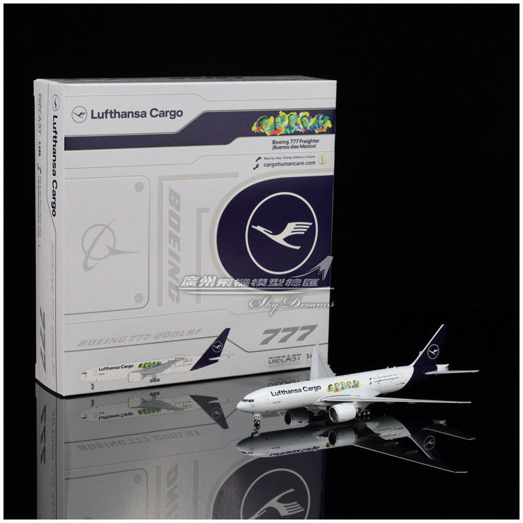 JCwings XX40227C 德国汉莎航空 波音 B777F Cargo D-ALFI 1:400