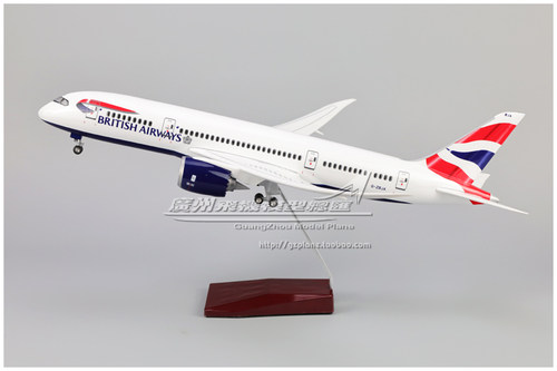 英国航空波音B787飞机模型