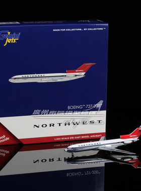 GeminiJets GJNWA2369美国西北航空 波音B727-200 N254US 1:400