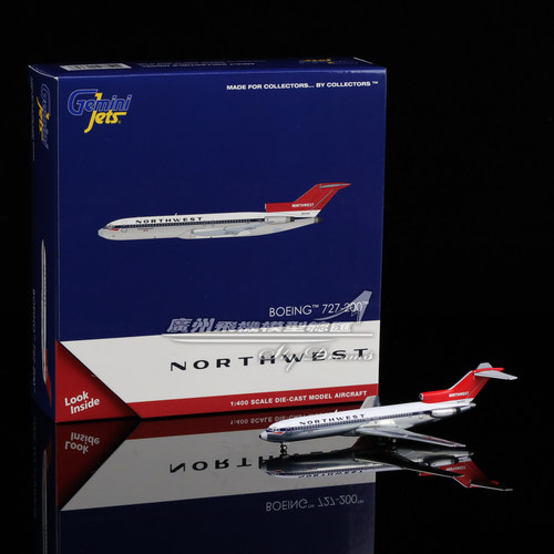 美国西北航空B727-200飞机模型