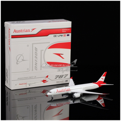 Austrian合金仿真客机飞机模型