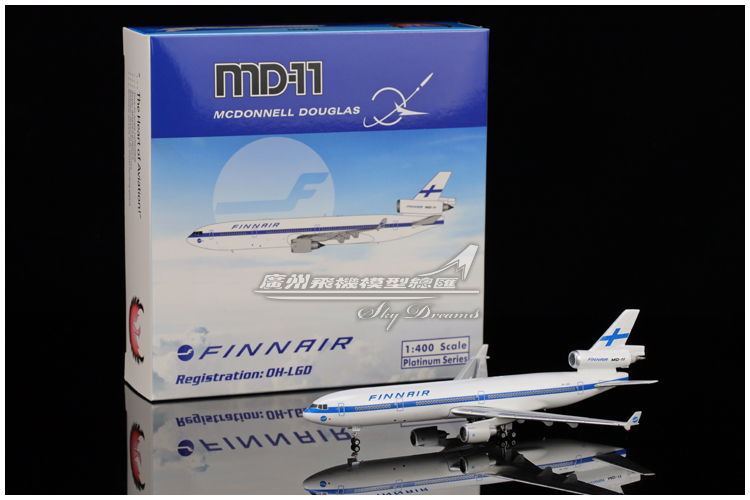 合金仿真客机收藏摆件Finnair