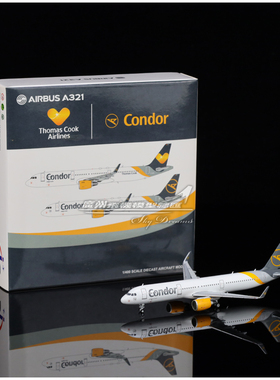 JCWINGS XX4434 康多尔航空 Condor Airbus A321 D-AIAF 1:400