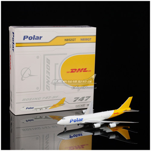 合金飞机模型货机PolarAir收藏