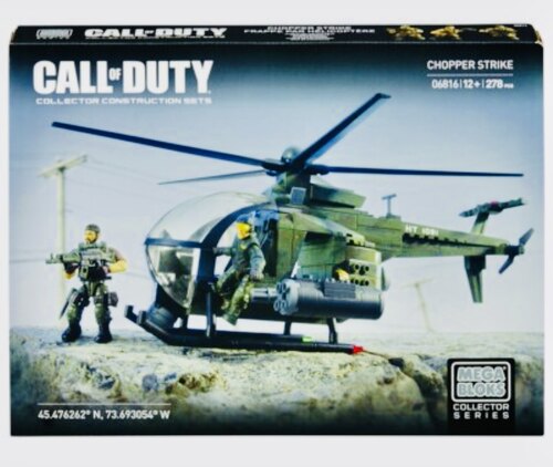 Mega Bloks/美高 美家宝 使命召唤 COD 小鸟直升机06816 拼装积木