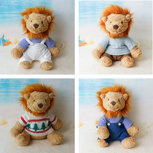 英国波浪毛小狮子衣服小猴子大象波浪狗T恤背带裤卫衣替换装裙子