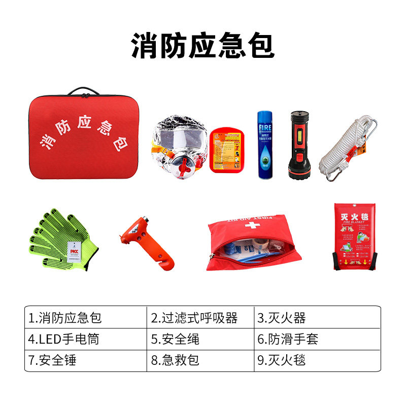 中安世宁家用火灾逃生火灾自救图片