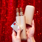 套2支装 大卫杜夫雪茄便携保湿 雪茄盒礼物耐用送礼商务 现货