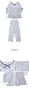 Tám 202 Hàn Quốc đích thực mùa đông xuân thời trang mới Đồ ngủ Hàn Quốc 1161503 - Pyjama pijama ngắn tay