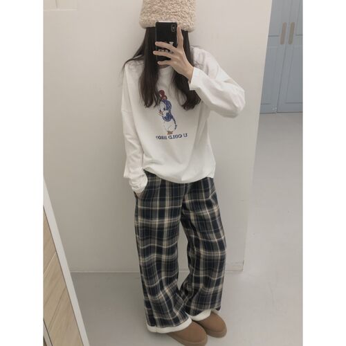 八0719韩国东大门休闲裤热销区4595819纯色时尚正品复古冬款知性