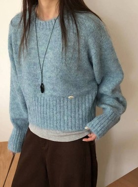 九1030韩国东大门毛衣区doubleJ-8684183正品经典冬款清新新款