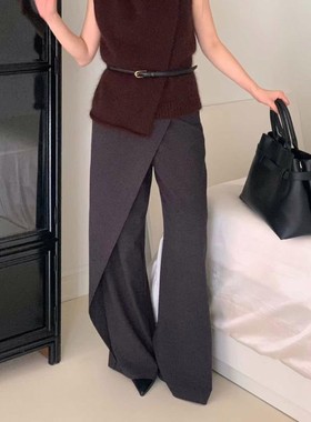 九1030韩国东大门休闲长裤区AUBENUNT-8685201气质通勤优雅纯色