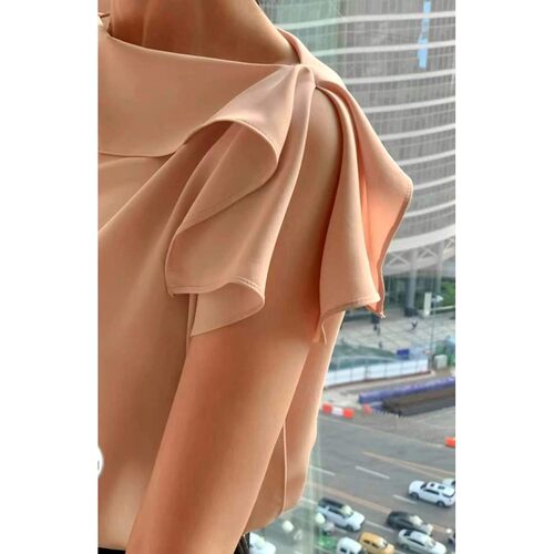 九0724韩国东大门上衣区on-ni-8781282舒适通勤独特纯色原宿正品