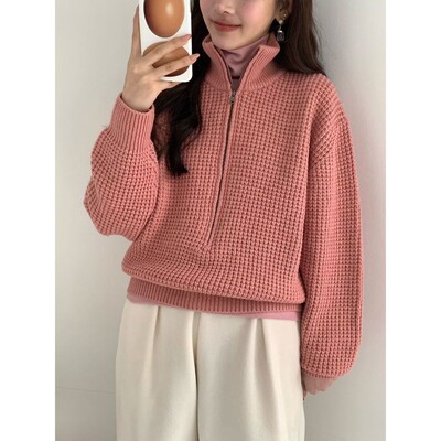 九1030韩国东大门毛衣区egg-8682777直邮学院人气简洁秋季街头