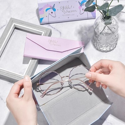 折叠眼镜盒便携女高颜值