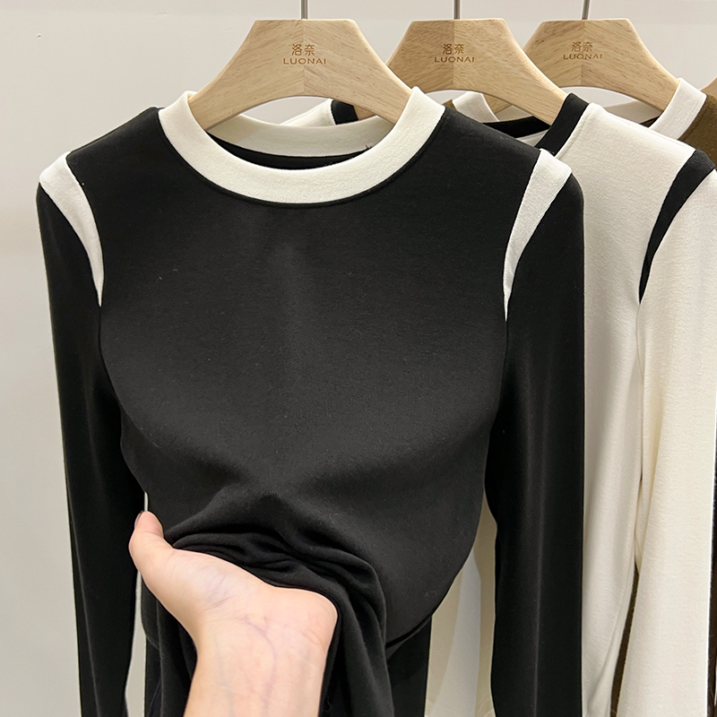 2023白色打底衫女春季内搭