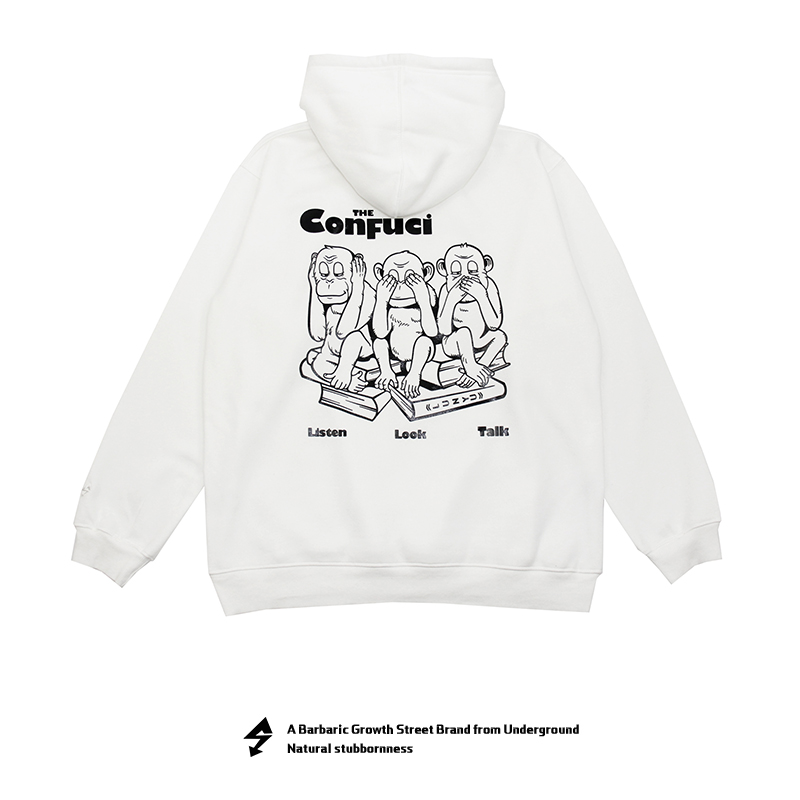 simok斯摩克新款哲学主题卫衣