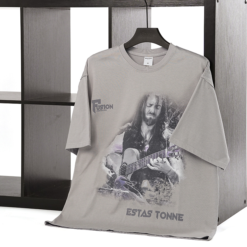 短袖潮流摇滚男女灵魂吉他手T恤