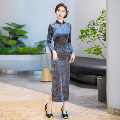 2024新款年轻款旗袍中袖平时可穿