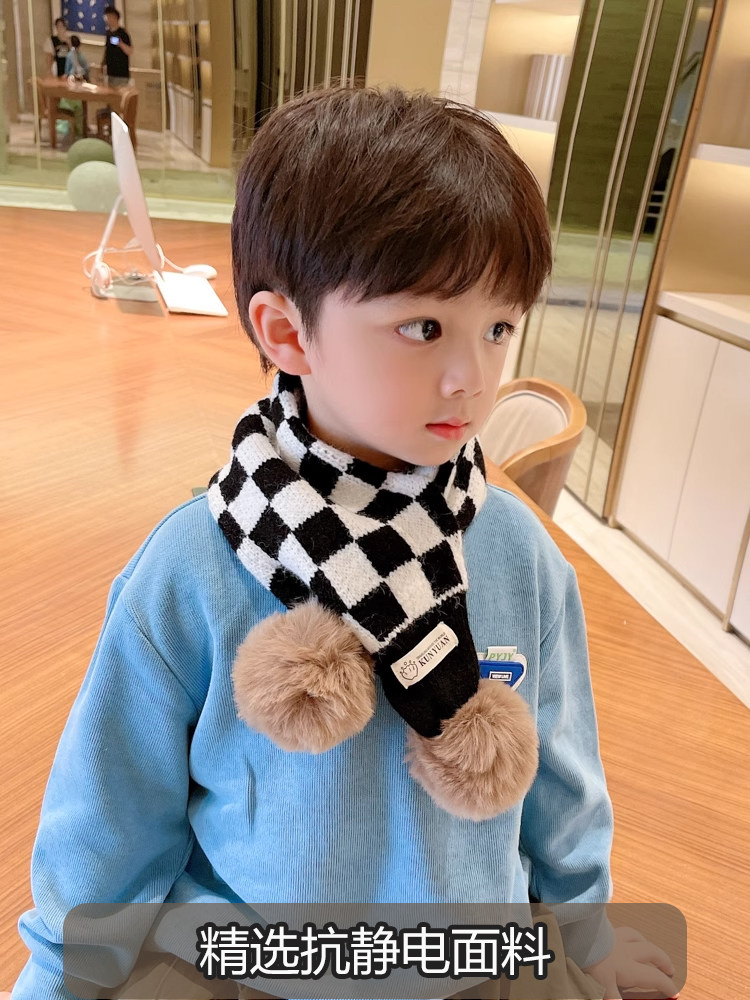 어린이 스카프 가을 겨울  ??소년 2024  겨울 스카프 겨울 소년  귀여운  어린이
