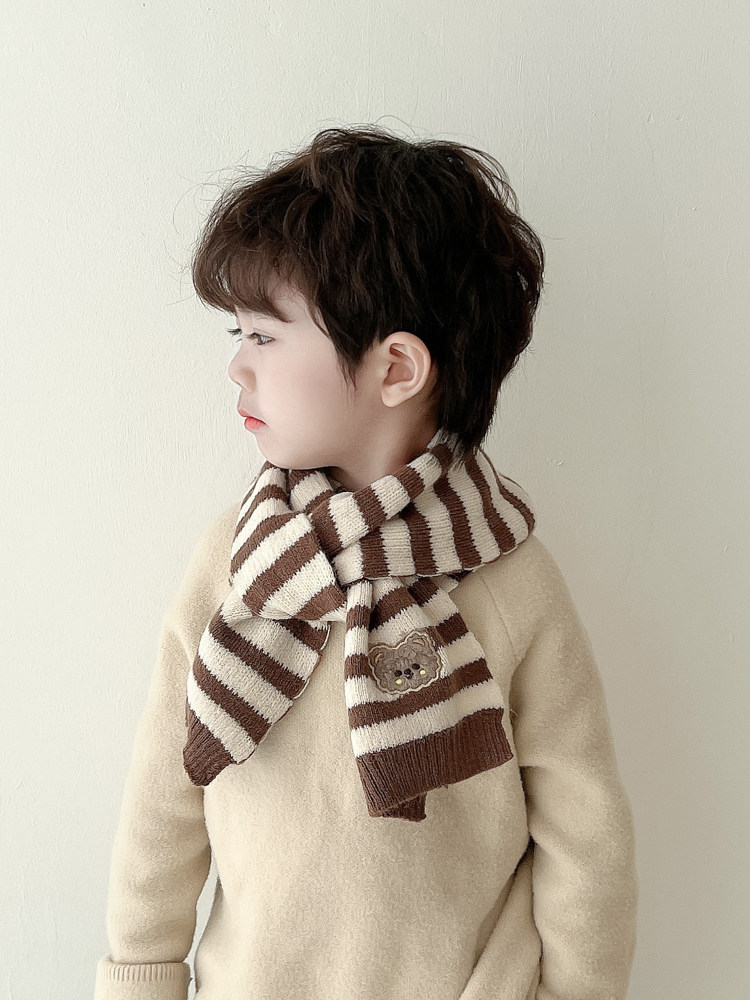 아동용 니트 스카프 2022 가을과 겨울 남아용 새 겨울  ??스카프는 소녀와 방풍 아동을 위해 두껍고 따뜻합니다
