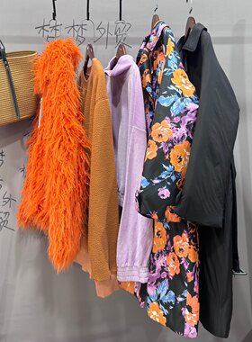 仿皮草外套女绒面卫衣腰带