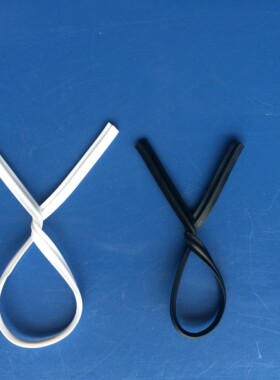 黑色扁形扎线 5-50CM 包塑铁丝白色电源线扎绑 透明丝绑扎带