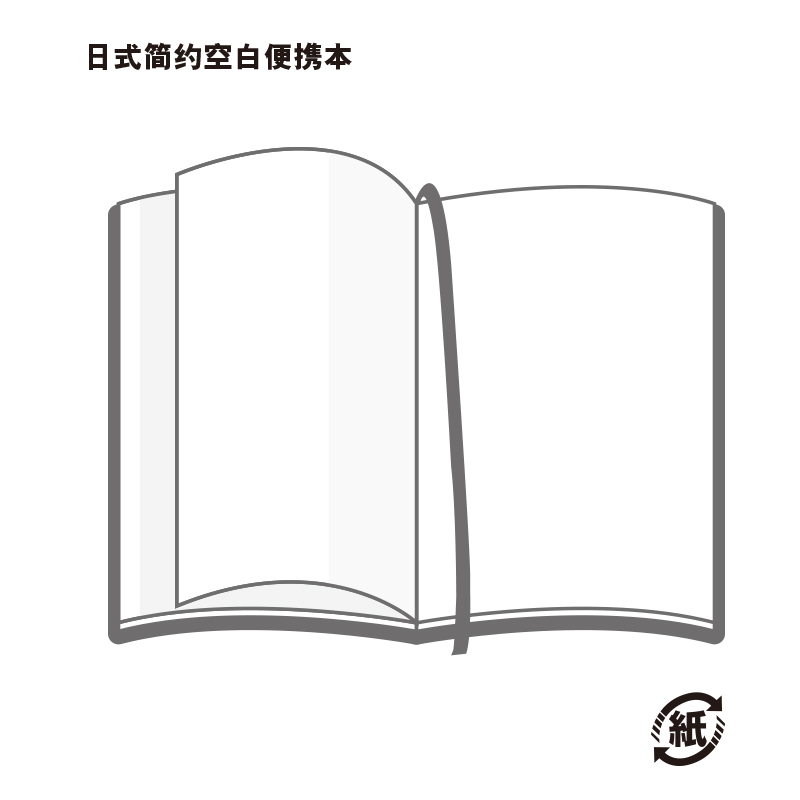 备忘日记手账白纸牛皮纸A6草稿