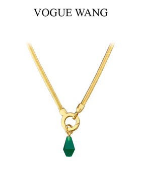 银镀金蛇骨链女性百搭项链明星