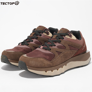 TECTOP探拓户外秋冬防风保暖休闲鞋男士款运动网布透气时尚轻便鞋